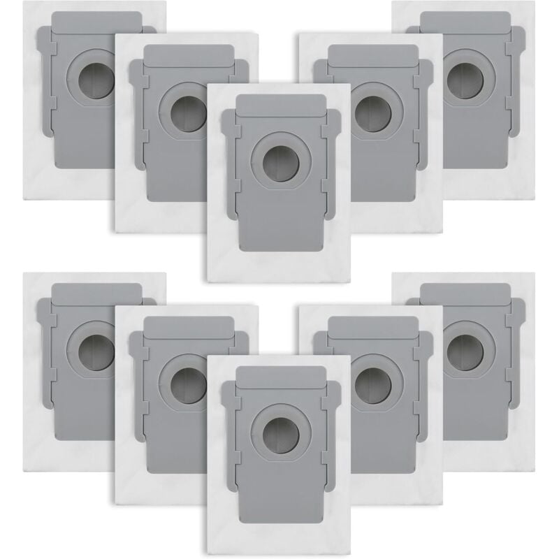 BEBUSINGOTO 10er Set Pure Staubsaugerbeutel für Roboter Roomba i/i+/i/i+/i/i+/i8/i8+/Cia/Cia+/iic/iic+/E5/Ec/Ecci Pure Ersatzbeutel für Roboter