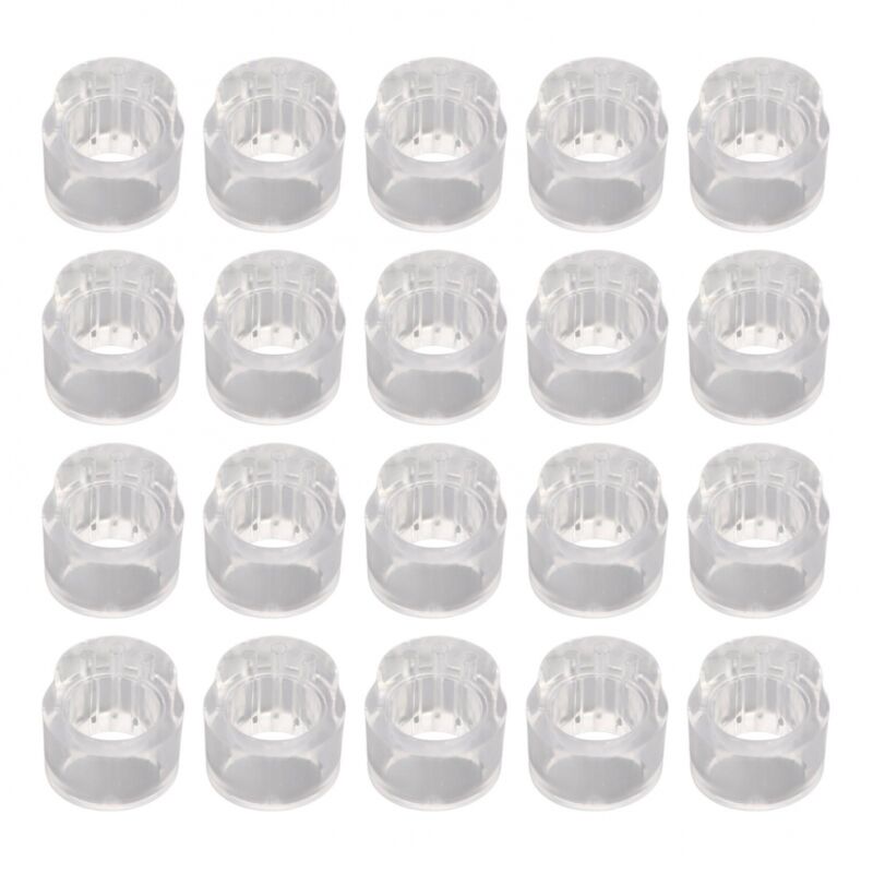 BEBUSINGOTO 20 Pcs Klar PVC Tür Griff Stoßstangen Anti-Kollision Tür Stopper für Schlafzimmer