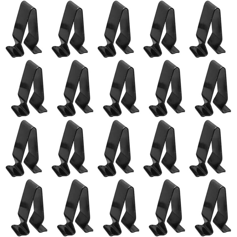 BEBUSINGOTO 20er-Pack Kfz-Befestigungsclips, Kfz-Befestigungsclips für Türverkleidungen, Kfz-Metallclips