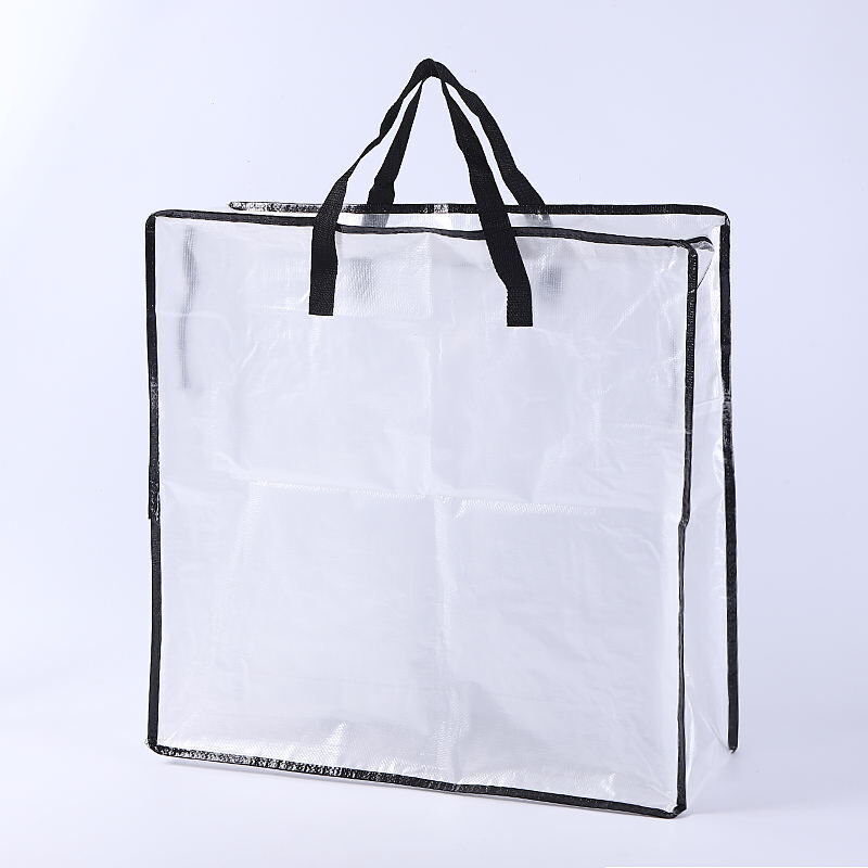 BEBUSINGOTO 2er-Pack Umzugstaschen, Kranz-Aufbewahrungstasche, Girlandenbehälter, Umzugs- und Verpackungsmaterial für die Uni (transparent, 2er-Pack)