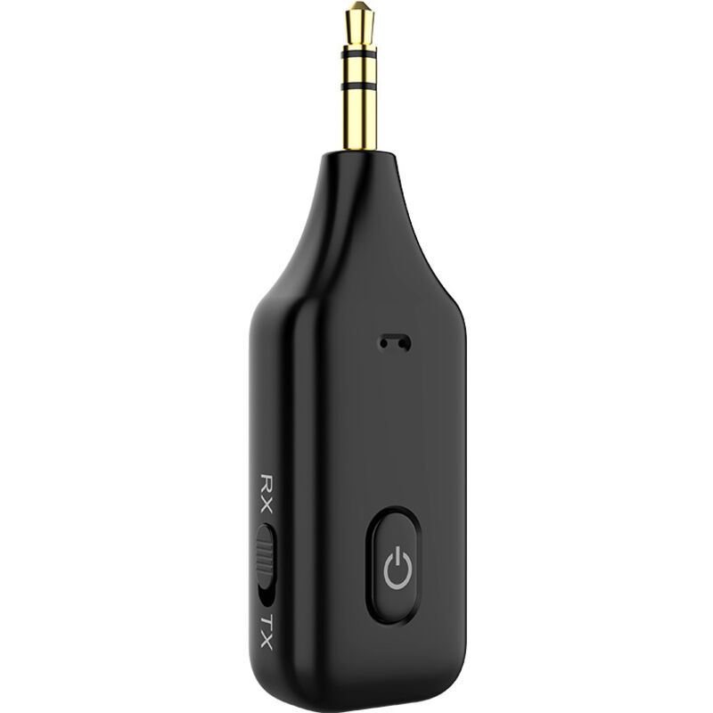 BEBUSINGOTO Bluetooth-Kfz-Adapter mit 3,5-mm-Klinkenanschluss, Bluetooth V5.1 RX/TX-Empfänger-Sender-Freisprecheinrichtung, Bluetooth-Sender für