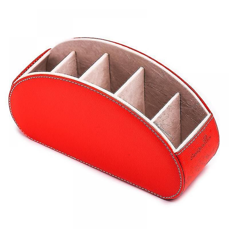 BEBUSINGOTO Fernbedienungshalter, 5 Fächer, Aufbewahrungsbox, Schreibtisch-Organizer, Fernbedienungshalter für Fernbedienungen, Bürobedarf,