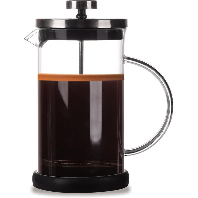 BEBUSINGOTO French-Press-Kaffeemaschine – 5 Tassen – 600 ml French-Press-Kaffeemaschine, französische Karaffe für Filterkaffee, Espresso und Tee mit