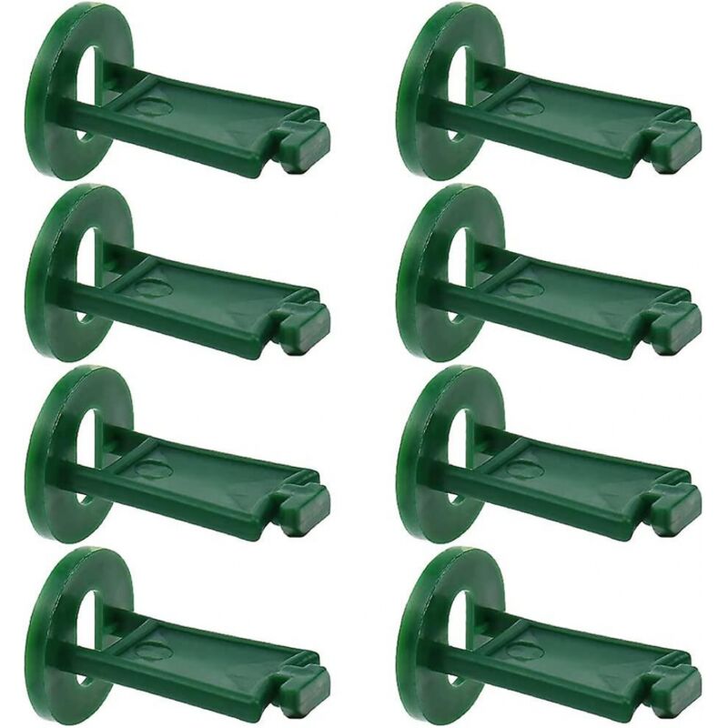 BEBUSINGOTO Gewächshaus-Drehklammern, Gewächshaushaken, Pflanzen- und Blumen-Aufhängeklammer-Set, Gewächshaus-Aufhängewerkzeug – 50 Stück