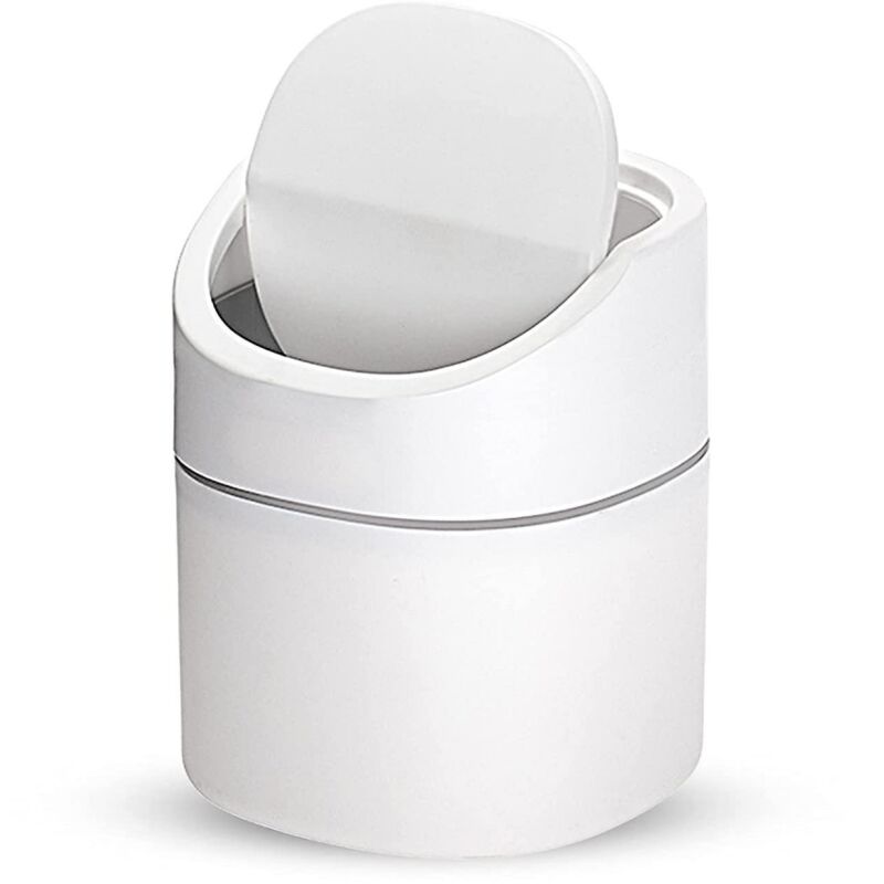 BEBUSINGOTO Kleiner Tischmülleimer, Mini-Küchen-Schreibtisch-Mülleimer, Büro-Mülleimer