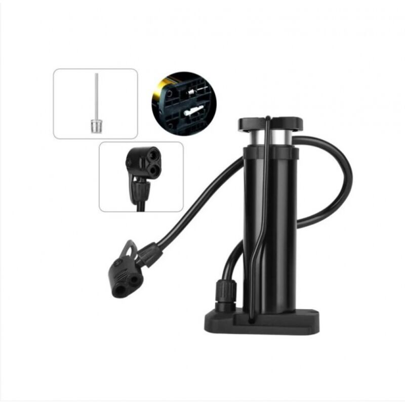 BEBUSINGOTO Mini-Fahrradpumpe für AV/DV/SV-Ventile, Mountainbike, E-Bike, Rennrad, Luftpumpe