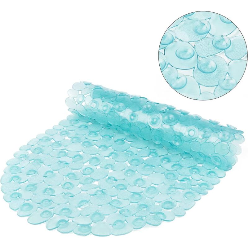 BEBUSINGOTO Rutschfeste Badematte für die Badewanne, 35 cm x 68 cm, Badematte für die Badewanne, die sich gut für müde Füße anfühlt, waschbare,