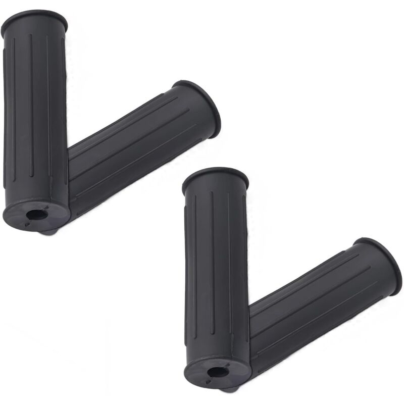 BEBUSINGOTO Rutschfeste Schubkarrengriffe, 4 Stück Universal-Schubkarrengriffe, 25 mm Schubkarrenhülsen, Schubkarrengriffe, Gummigriff für Trolleys,
