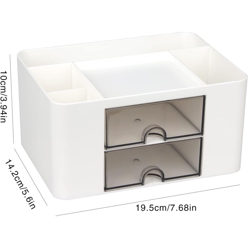 BEBUSINGOTO Schreibtisch-Organizer, Schreibwaren-Organizer, Stifthalter, Schreibtisch-Bleistifthalter, Schreibtisch-Aufbewahrungsbox für Schule, Büro