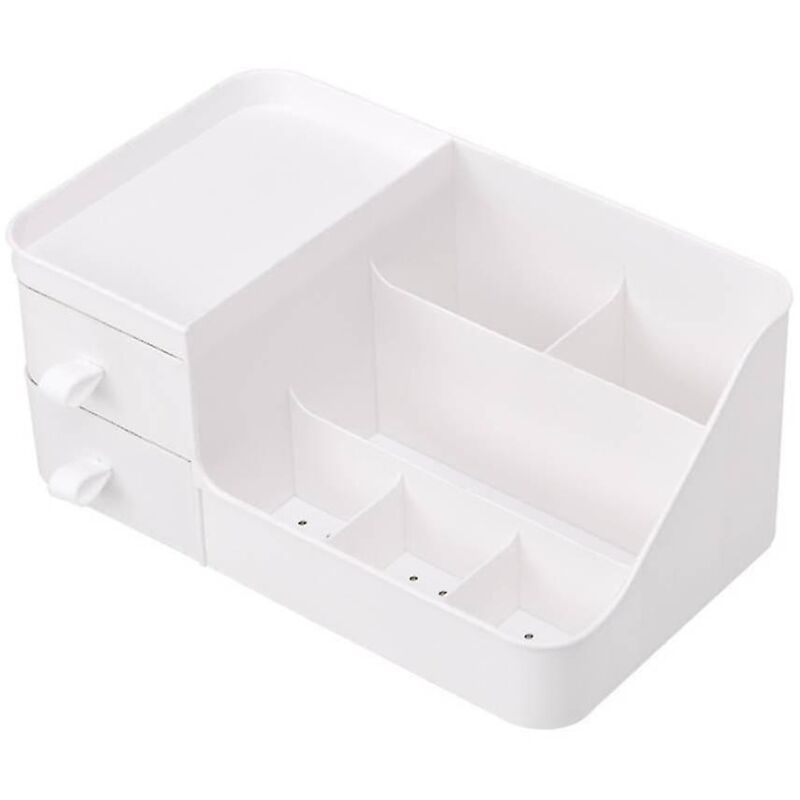 BEBUSINGOTO Schubladen-Kosmetik-Aufbewahrungsbox, Desktop-Aufbewahrungsorganisator für Lippenstiftmasken
