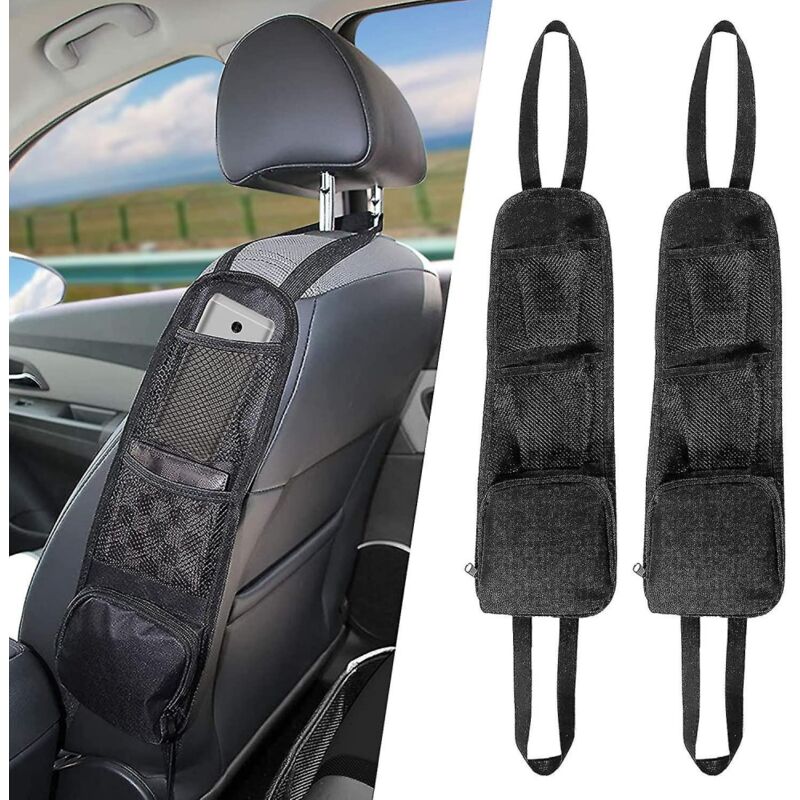 BEBUSINGOTO Stück Autositz-Seiten-Organizer, faltbarer Autositz-Seiten-Organizer, wasserdichter Autositz-Organizer, multifunktionale Hängetasche