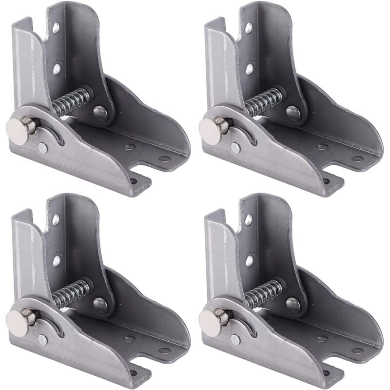 BEBUSINGOTO Stück Klapptischbeine, Bürobedarf, arretierbar, Ausziehtischbein, Bettbein, warmlaminierter Stahl, Klappsofa-Bettbein, dicke