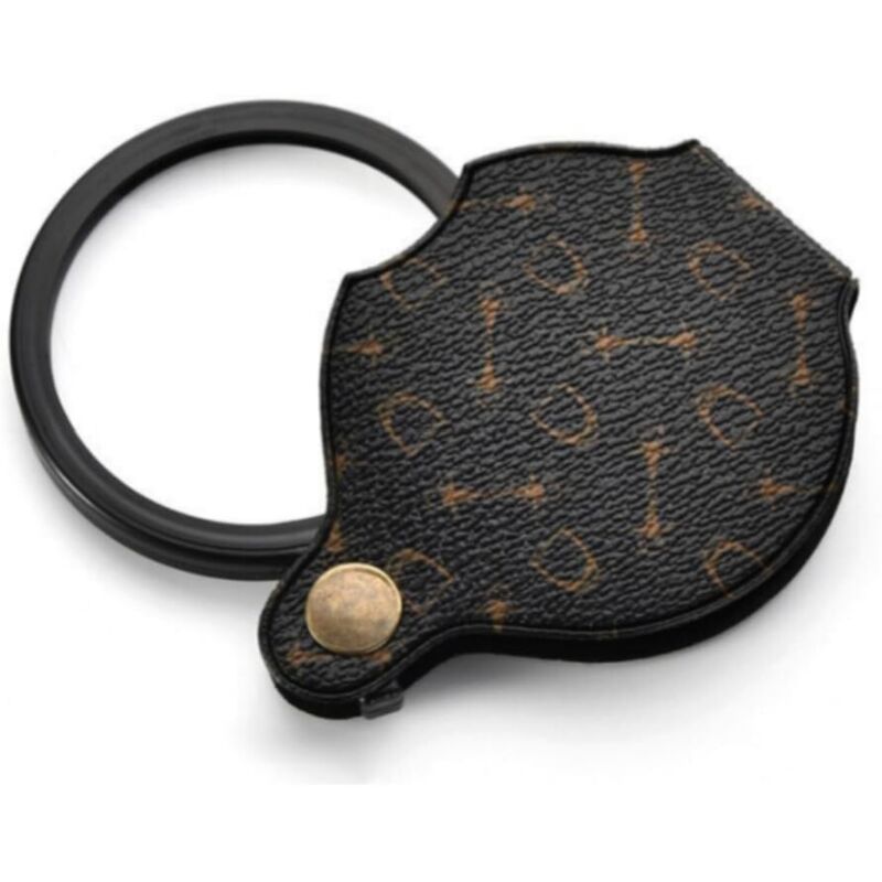 BEBUSINGOTO Taschenlupe, Mini-Leselupe, Taschenlupe, Mini-Taschenlupe, 15-fache Mini-Faltlupe, Leselupe,