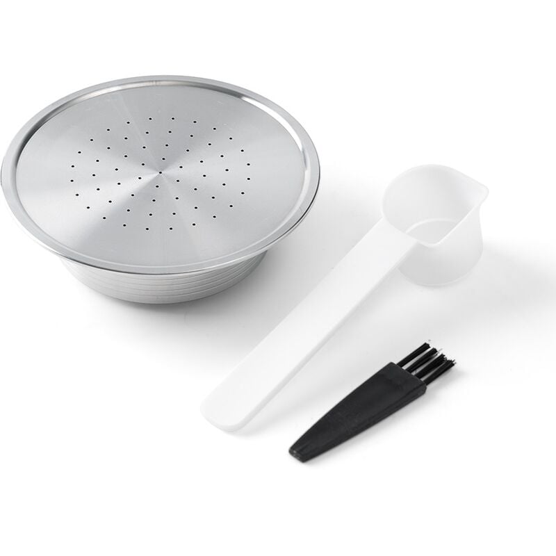 BEBUSINGOTO Wiederverwendbare Kaffeekapseln aus feinmaschigem Edelstahl, herausnehmbar und leicht zu reinigen für Senseo HD7801