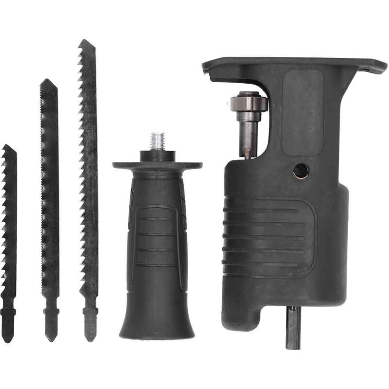 Befestigungskit für Stichsäge für Akku-Bohrmaschine mit Sägeblättern zum Schneiden von Metall und Holz Stichsäge für Bohrmaschine Befestigungskit für