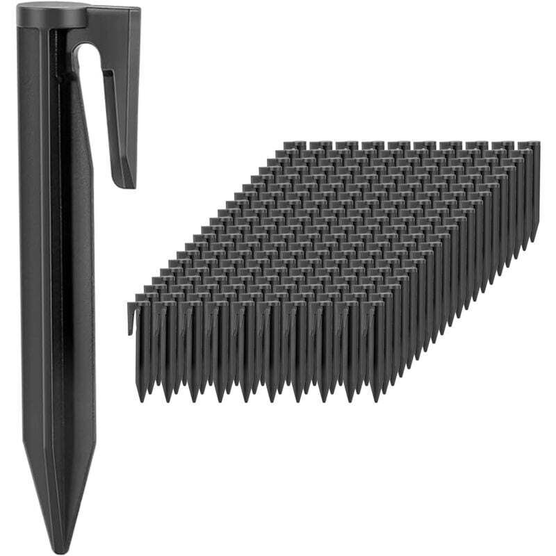 Befestigungsklammern für Mähroboter: Set mit 200 Befestigungsklammern für Mähroboter und Begrenzungskabel, kompatibel mit Gardena, Worx und Bosch