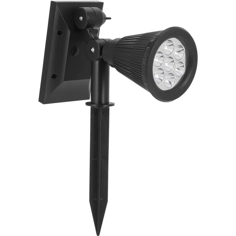 Beleuchtungskörper, einstellbare smarte Lichtsteuerung 5,5V wasserdichte schwarze Rasenlampe, Wegeleuchte für Hof, Rasen und Garten (IPL)
