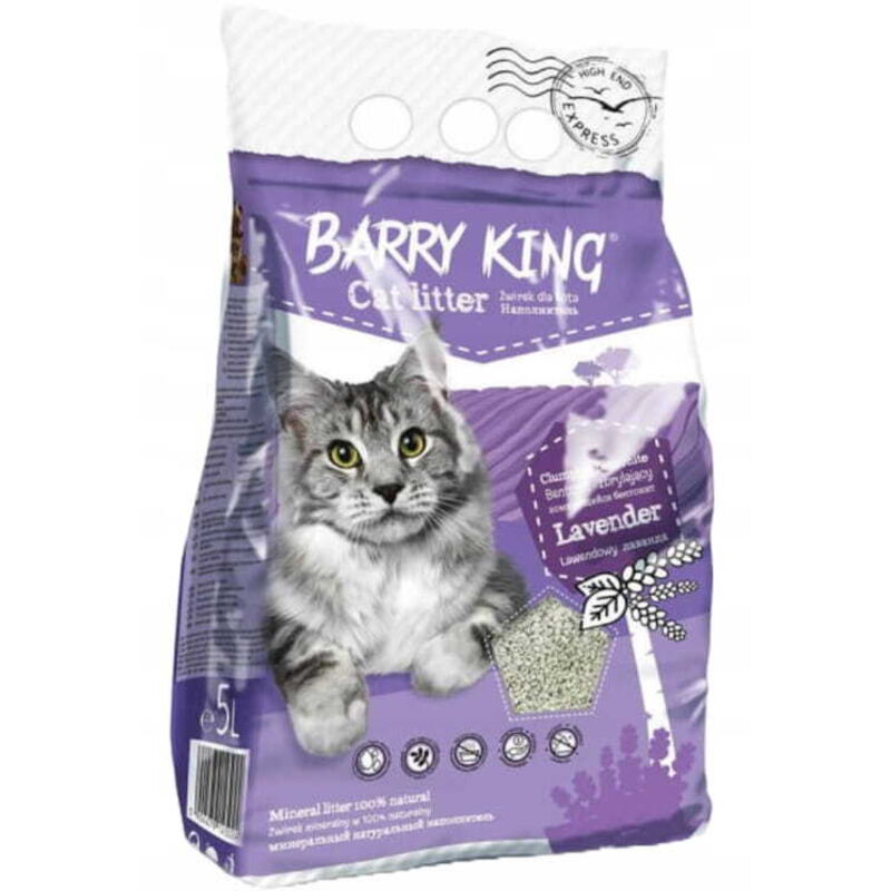 Bentonit Katzenstreu 5 L Lavendel klumpend