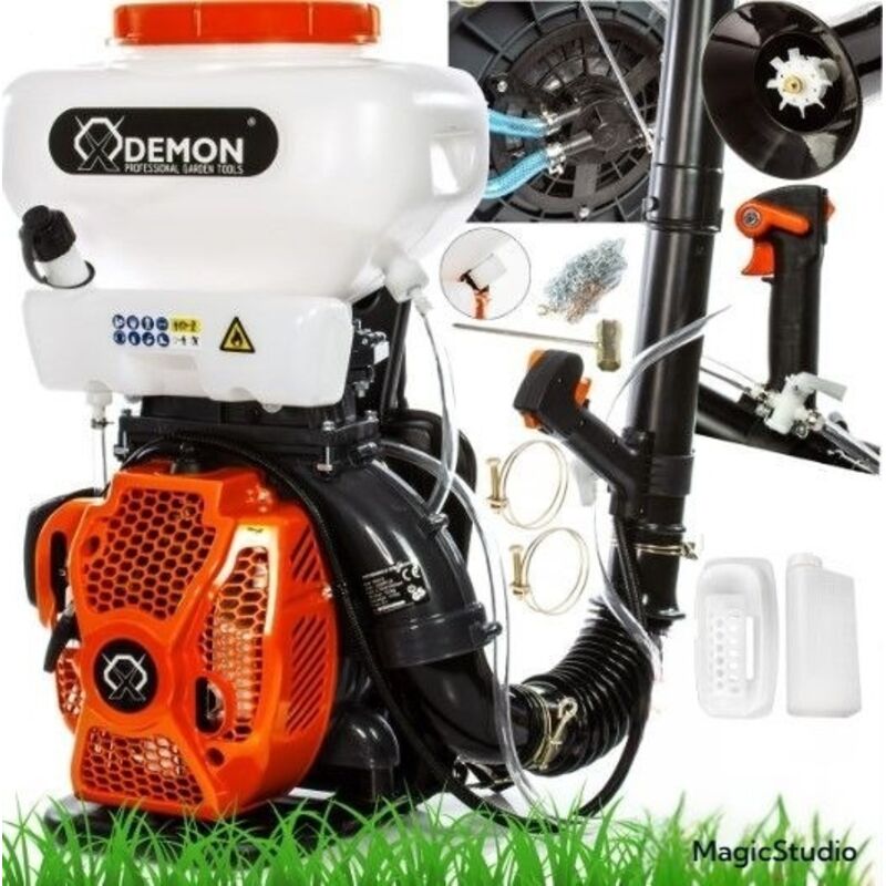 Benzin Motorsprüher 16L 2-takt Dünger Drucksprüher Motorspritze Benzin Sprühgerät Pflanzensprüher Rückensprüher, Gartensprüher