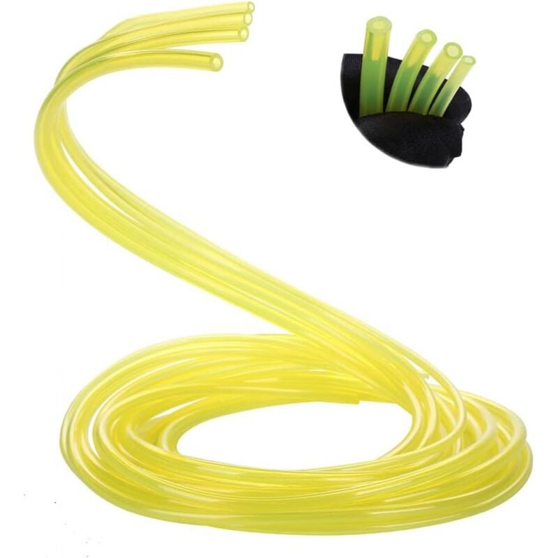 Keyoung - Benzinschlauch Set 4 Stück Rasenmäher Motorsense Kraftstoffschlauch 1.5 Meter für Kettensäge Freischneider 2 4 Takt Kleinmotor (4 Stück Set)