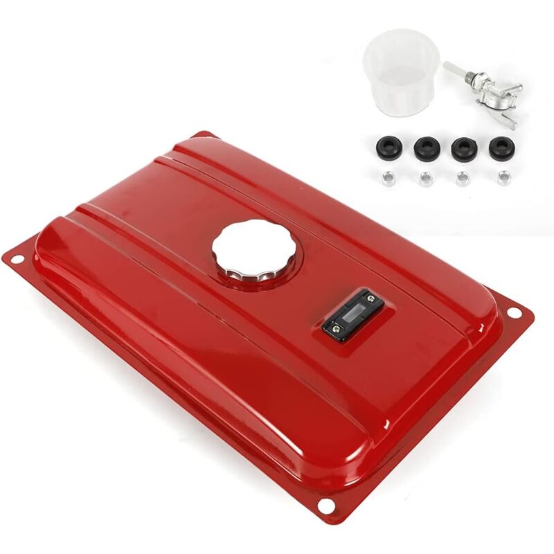 Benzintank für Stromerzeuger mit Deckel, Filter, Messstab und Hahn - Für Honda EC2500 - Für DuroMax XP4400E XP4000S MX4500 MX4500E - Für Champion wen