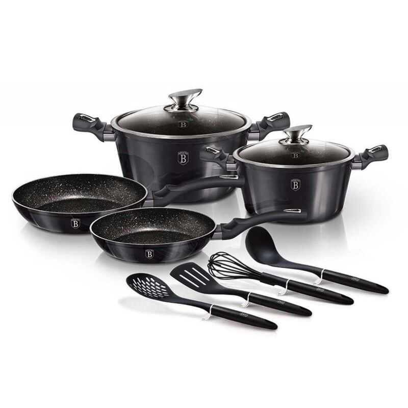 Berlinger Haus Carbon Pro Topfset Graphit 10 Teile