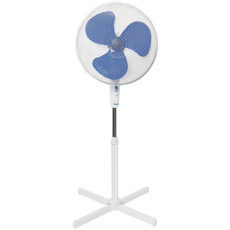 Standventilator Kühler Lüfter Wohnzimmer Höhenverstellbar 3-Stufen, Metall, 3-Geschwindigkeitsstufen, h 107-129 cm