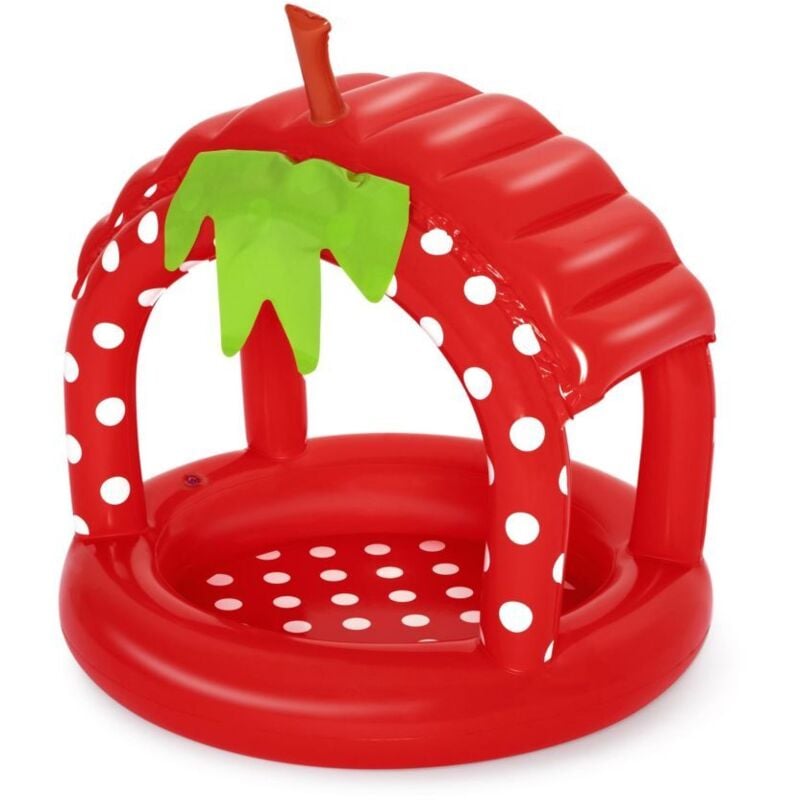 Bestway - Planschbecken Erdbeere mit Dach ø 91 x 91 cm Planschbecken