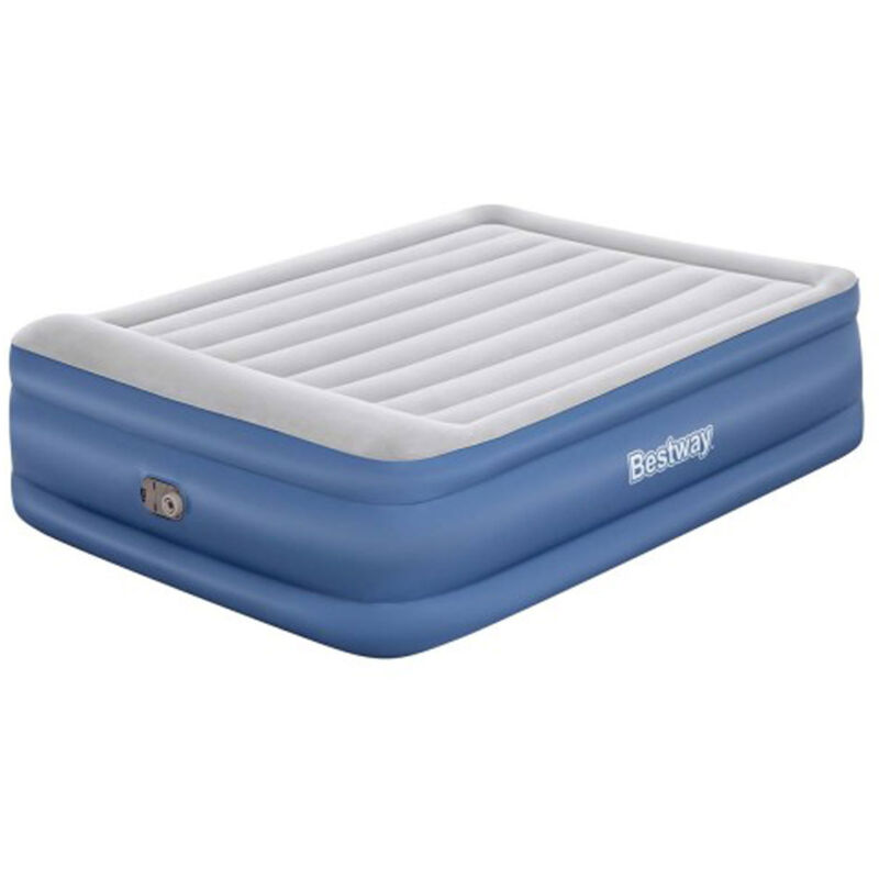 Luftbett 203 x 152 x 56 cm Tritech mit integrierter Elektropumpe für 2 Personen - Bestway