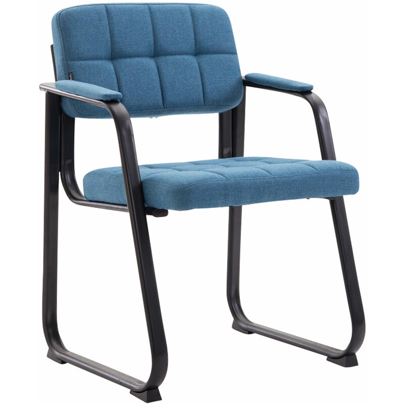 Besucherstuhl Canada b Stoff blau