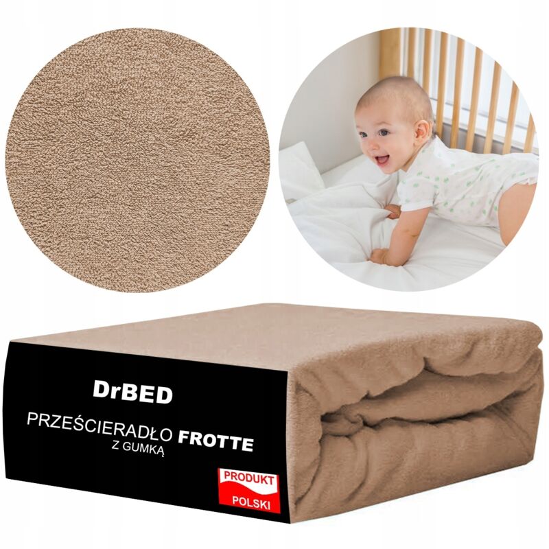 Bettlaken 120x60 mit elastischem Frottee Atmungsaktiv Dick PL