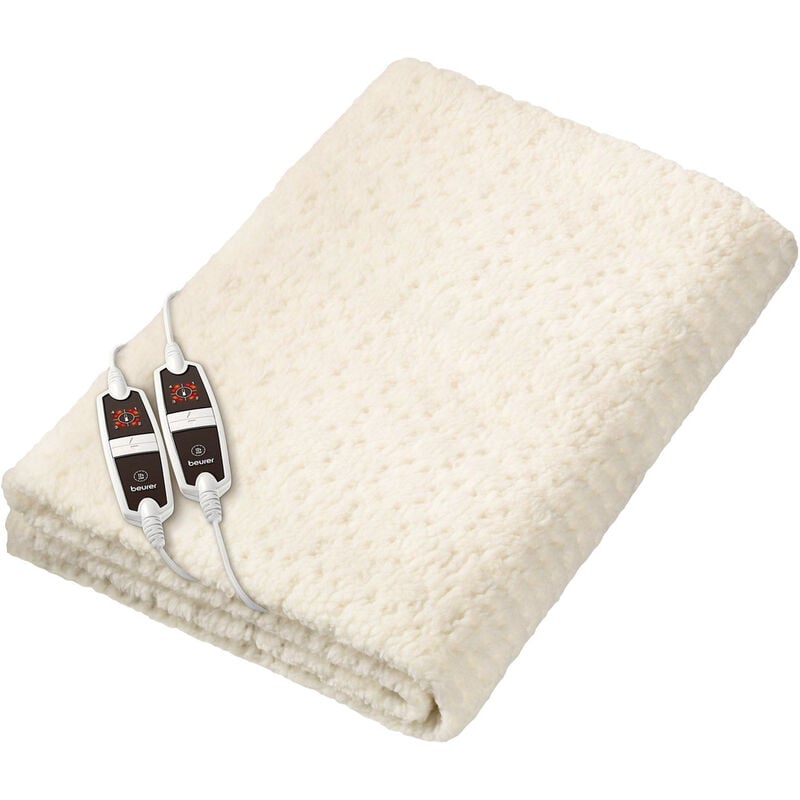 Beurer UB 56 Teddy Double Wärmeunterbett 120 W Weiß