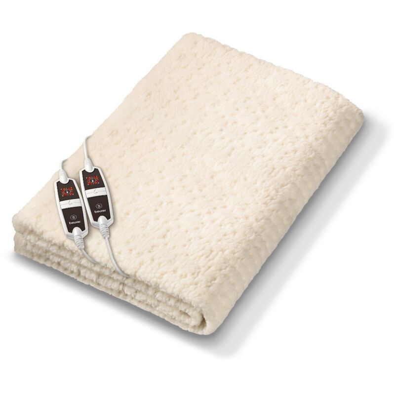 Beurer UB 56 Teddy Double Wärmeunterbett 120 W Weiß