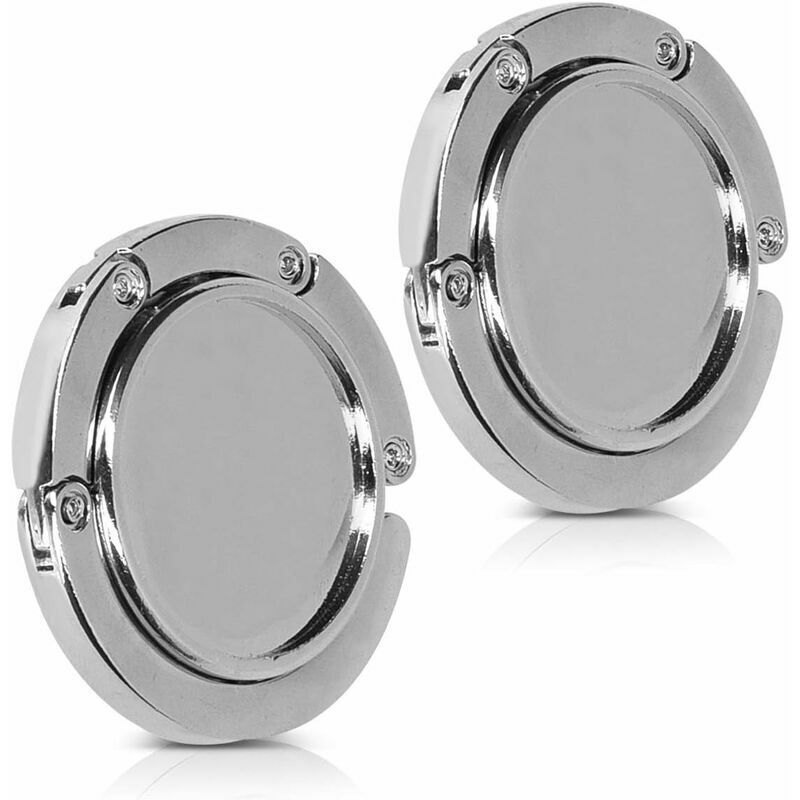 Jalleria - Handtaschenhaken – faltbarer Taschenaufhänger aus Metall – Taschenhalter für Tisch oder Schreibtisch – zum Aufhängen von Handtaschen und