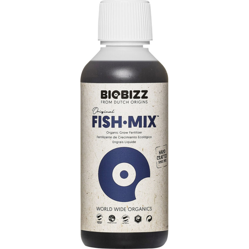 Biobizz - Grow Dünger Fish-Mix 250 ml Pflanzendünger Sofort- und Langzeitwirkung