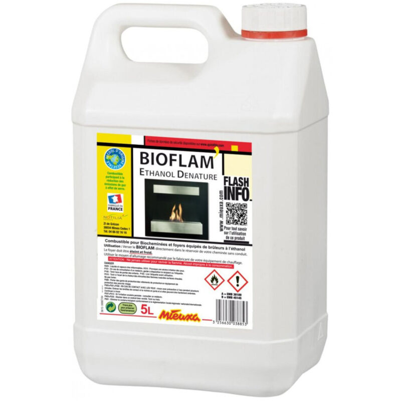 Bioflam Ethanol 5 Liter - Mieuxa