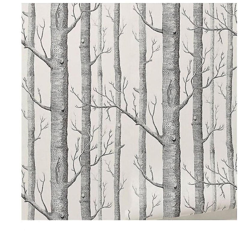 Birkenbaum-Tapete, moderne Dekor-Tapetenrolle, Waldholz-Tapete fürs Schlafzimmer