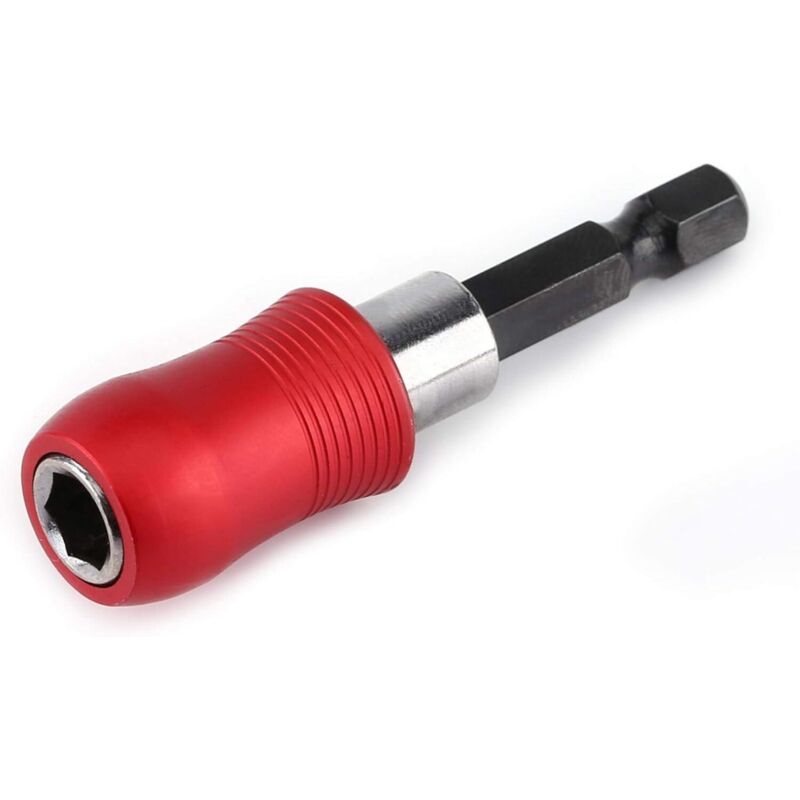 Bithalter, Schraubendreher-Bithalter mit 1/4'-Sechskantschaft, magnetischer Bithalter, Verlängerung für Bohrmaschine, Schraubendreherlänge 60 mm