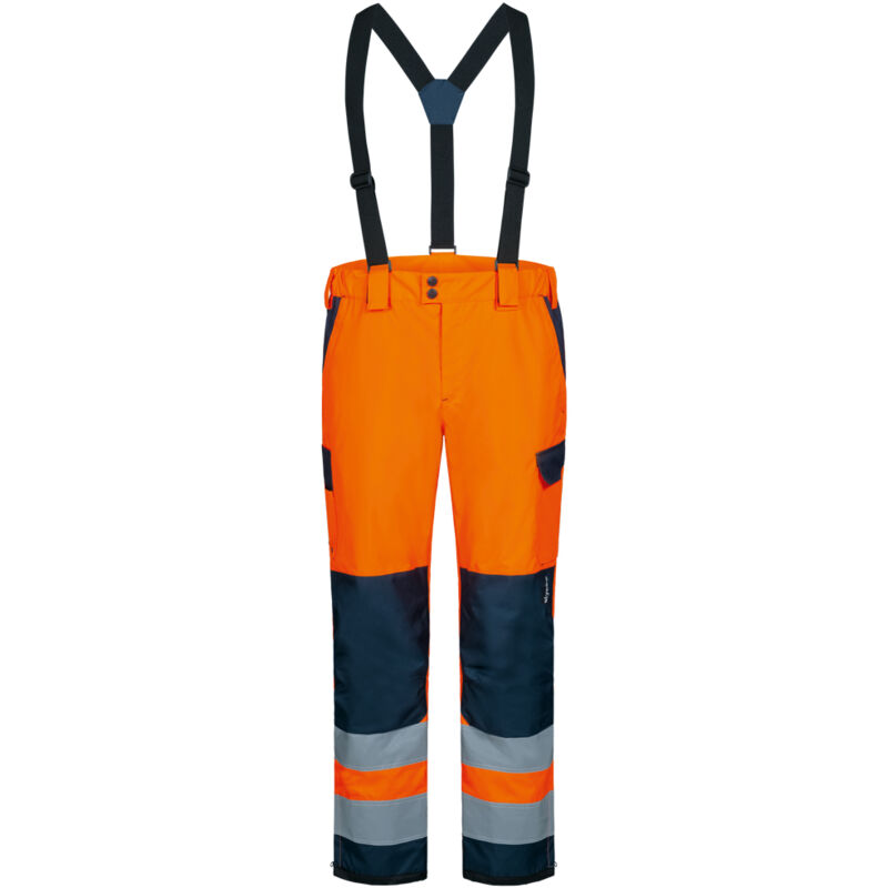 Gr .S (46/48) BJARKI WARNSCHUTZ-REGENHOSE orange BJARKI HIGH VISIBILITY TRO