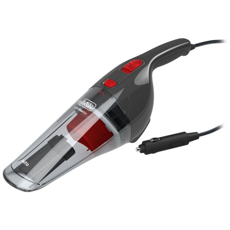 Black & Decker NV1200AV Handstaubsauger Grau, Rot Beutellos