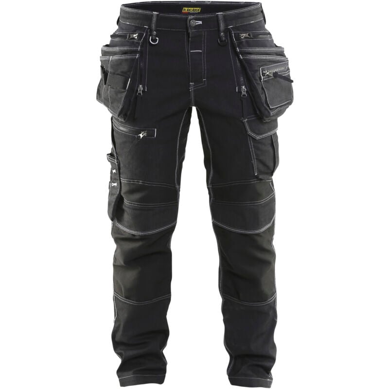 Arbeitshose X1900 Artisan Stretch 2D 1990 – Schwarz 3XL – FR(54) – SE(C60) – Normen