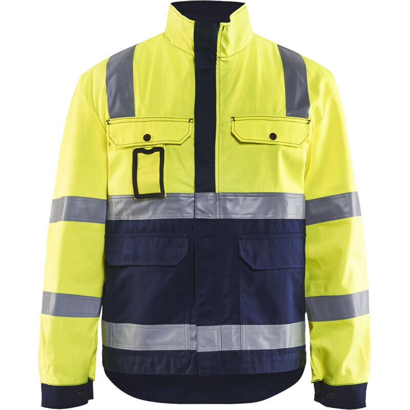 Blaklader - Blakläder Warnschutz-Jacke, gelb / marineblau, Unisex-Größe: m