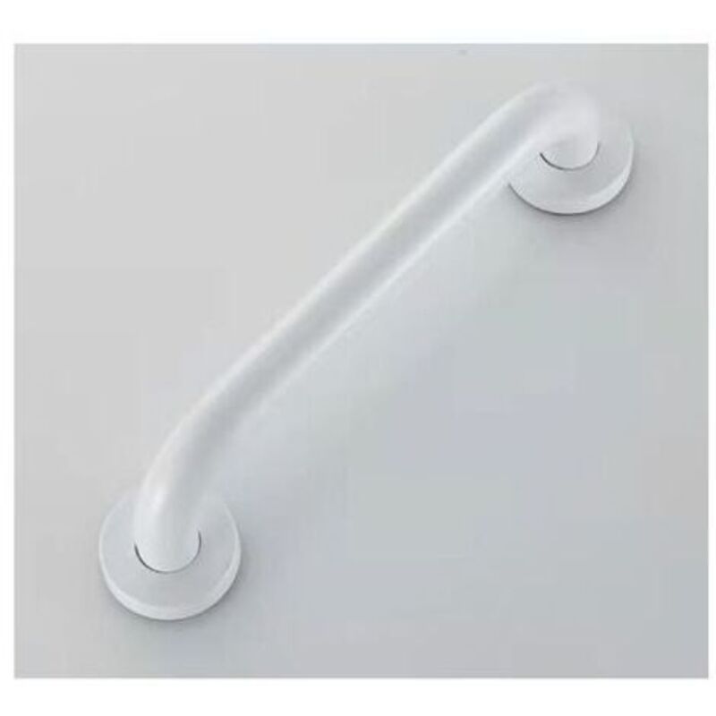 Blanc 400mm Haltegriff für Dusche, Sicherheits-Duschgriff, Haltegriff für behindertengerechte Toilette, Stützstange für Toilette, Haltestange für