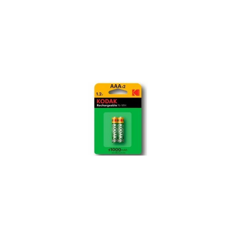 Kodak - Blisterpackung mit wiederaufladbaren ni - mh aaa lr3 1000 mah Batterien - Blisterpackung mit 2 Batterien