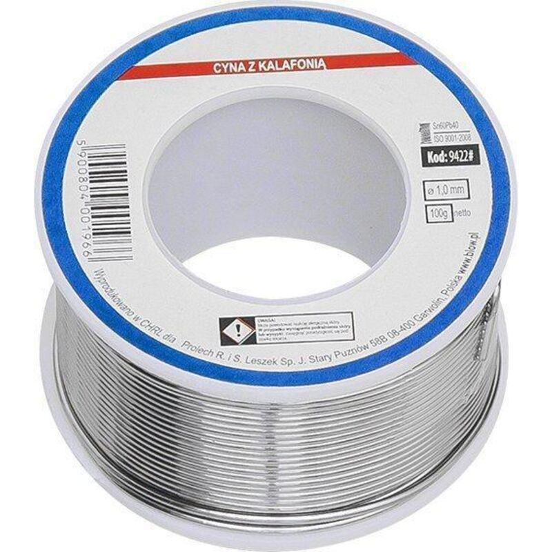 Blow Elektronisches Lötzinn 1 mm 100 g Flux 2 %