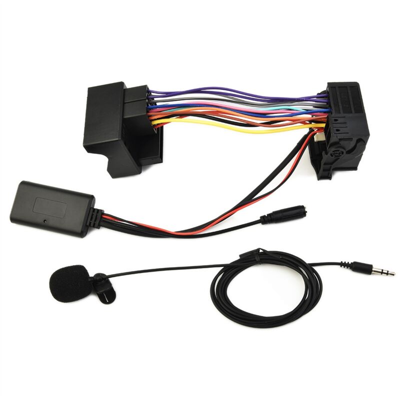Tlily - Bluetooth 5.0 Musik-Audio-Adapter mic für E64 E60 E66 E80 E81 E82 E90 MA2266 Auto-Audio-Zubehör Autoradio