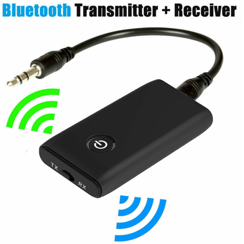ZVD - Bluetooth 5.0-Sender, 2-in-1-Wireless-3,5-mm-Adapter, Sender- und Empfängeradapter, Bluetooth 2-in-1-Adapter, 3,5-mm-Buchse aptx und usb,