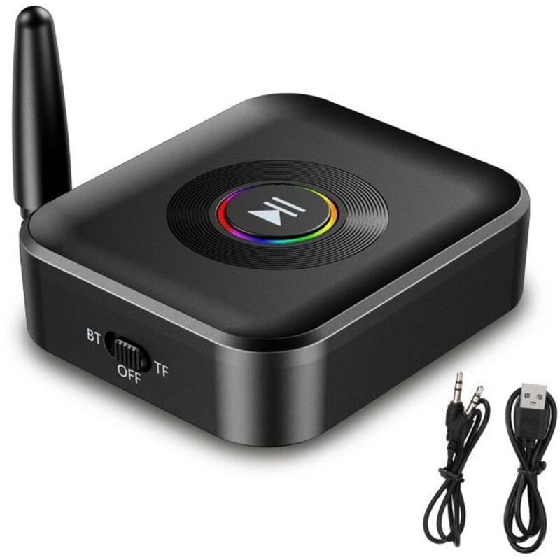 Bluetooth 5.1-Empfänger, Bluetooth-AUX/RCA-Adapter, Bluetooth-Kfz-Adapter