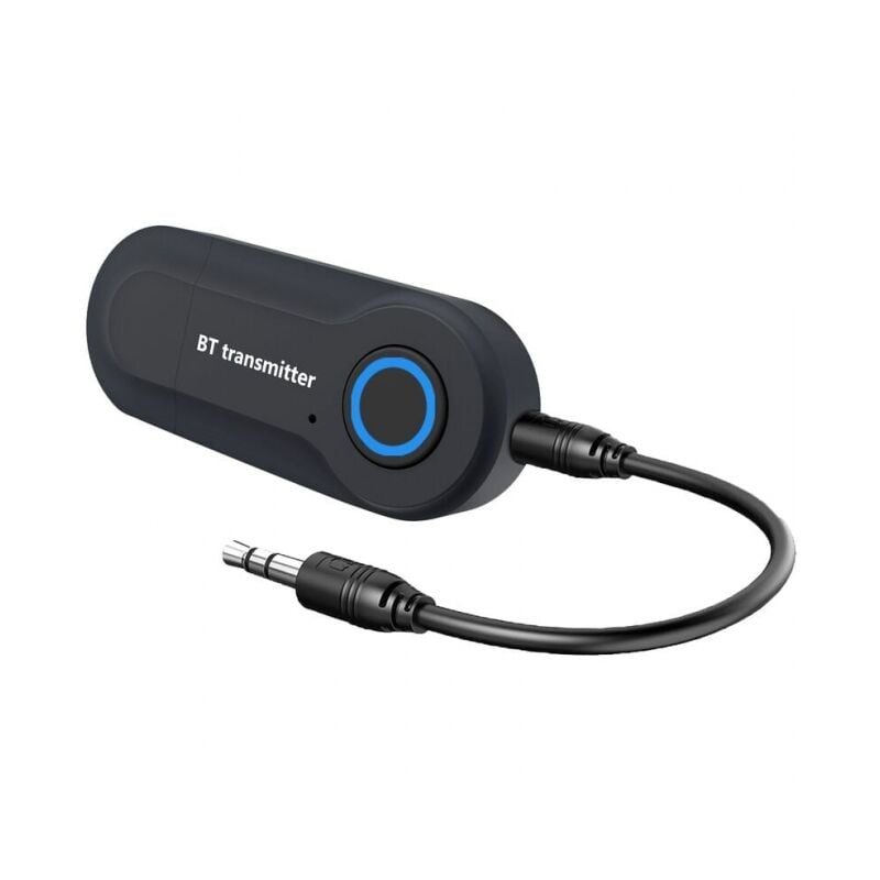 Bluetooth-Adapter 5.0 Audio-Bluetooth-Sender-Empfänger für PC/TV/Auto 3,5-mm-Aux-Musik-Rx-Sender-Adapter