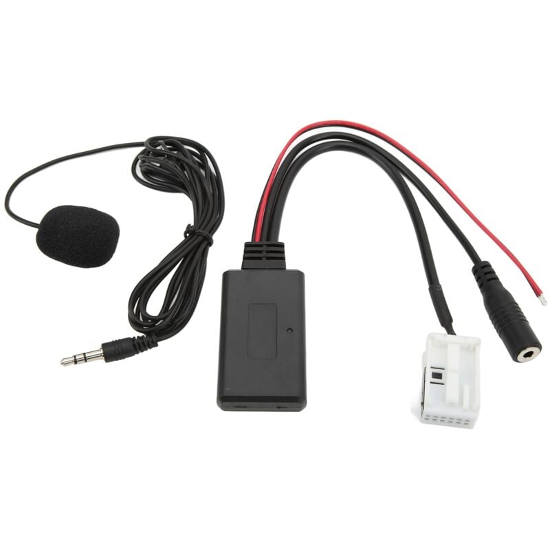 Bluetooth-Auto-Adapter, ABS Bluetooth-Aux-Adapter für einfache Installation Auto-Bluetooth-Aux-Adapter für RCD310 RCD510 RNS510 (mit Mikrofon).